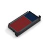Cassette d'encrage bicolore pour Trodat 5274, 5474, 5208, 5480